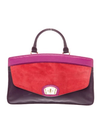 Henri Bendel Leather Top Handle Bag