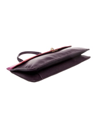 Henri Bendel Leather Top Handle Bag