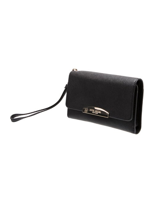 Henri Bendel Saffiano Leather Clutch