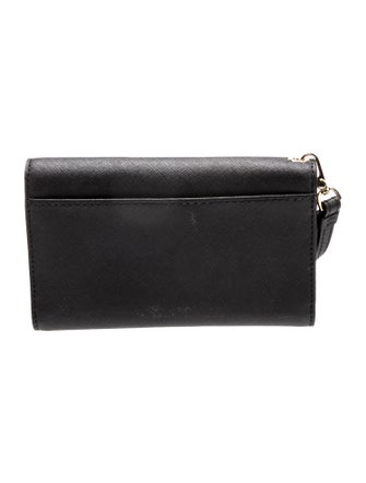 Henri Bendel Saffiano Leather Clutch