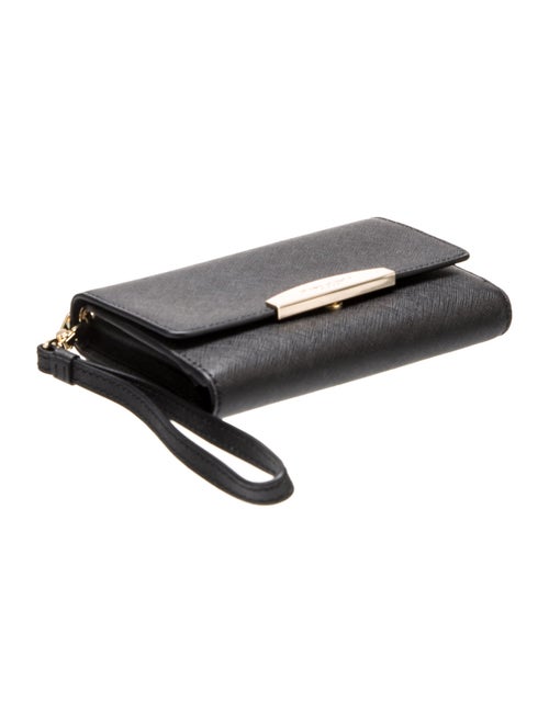 Henri Bendel Saffiano Leather Clutch