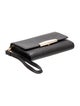 Henri Bendel Saffiano Leather Clutch