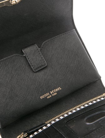 Henri Bendel Saffiano Leather Clutch