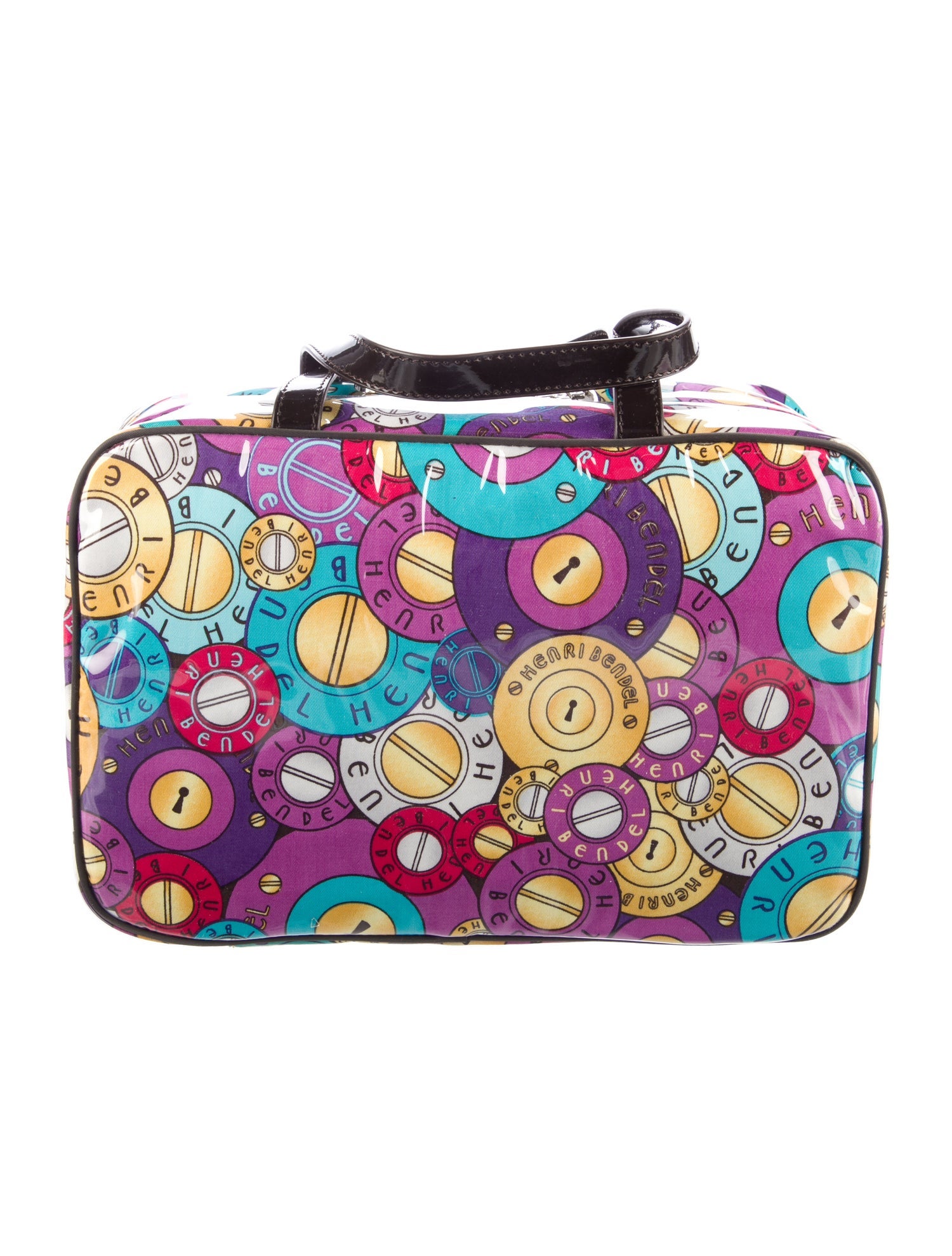 Henri Bendel PVC Pattern Print Cosmetic Bag
