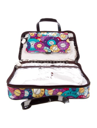 Henri Bendel PVC Pattern Print Cosmetic Bag