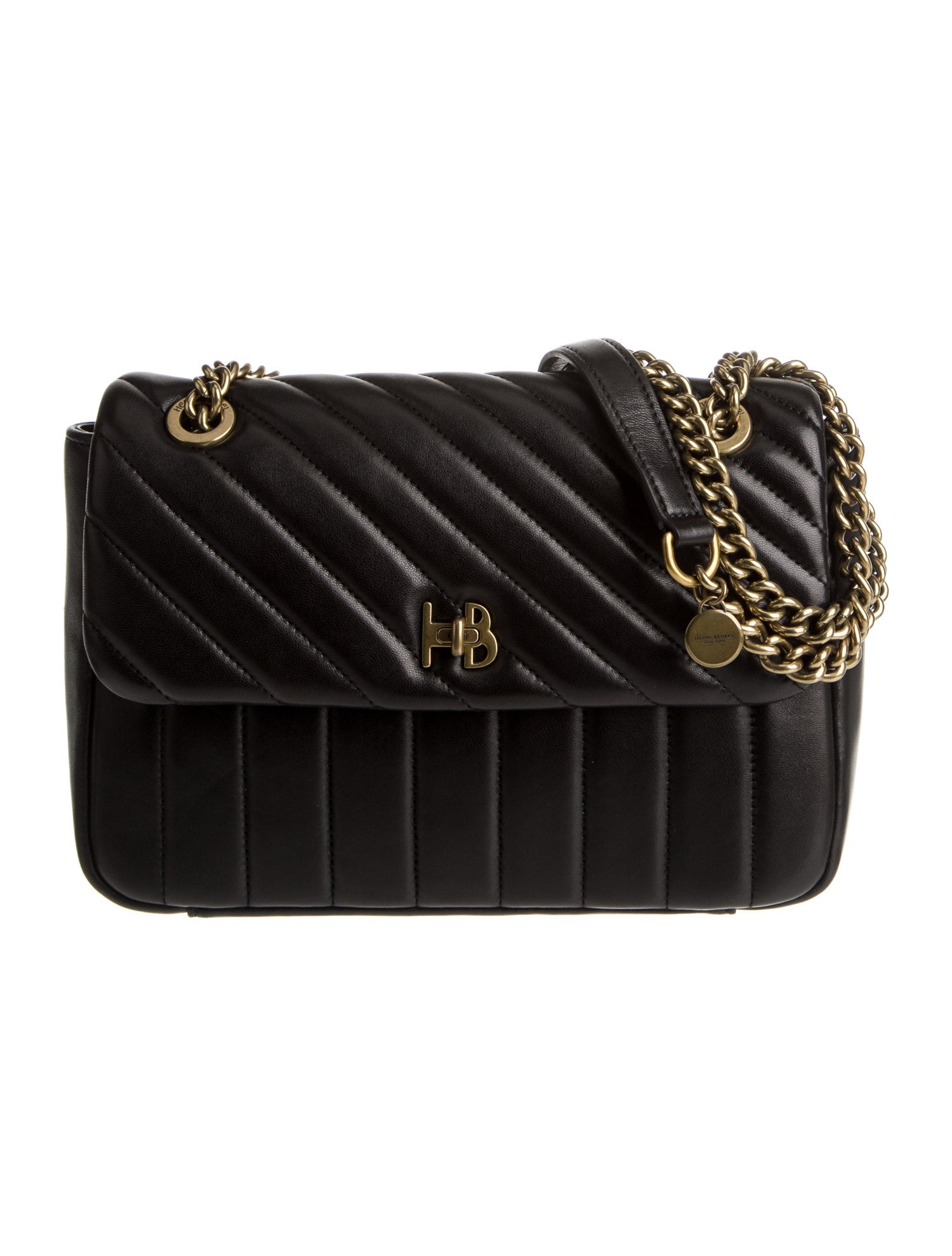 Henri Bendel Leather Messenger Bag