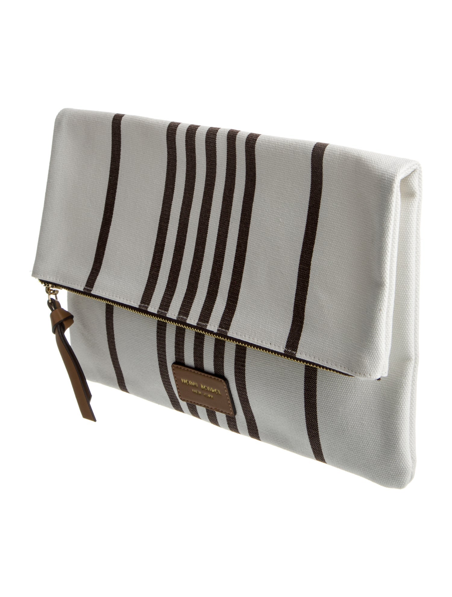 Henri Bendel Canvas Clutch
