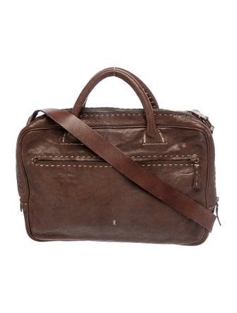 Henry Beguelin Leather Messenger Bag
