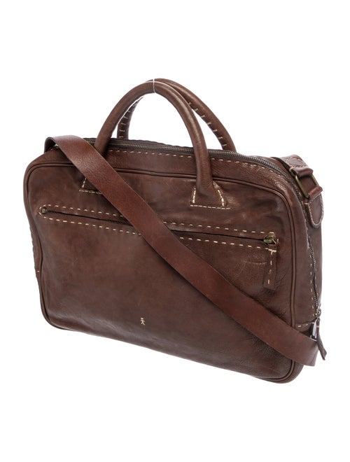 Henry Beguelin Leather Messenger Bag