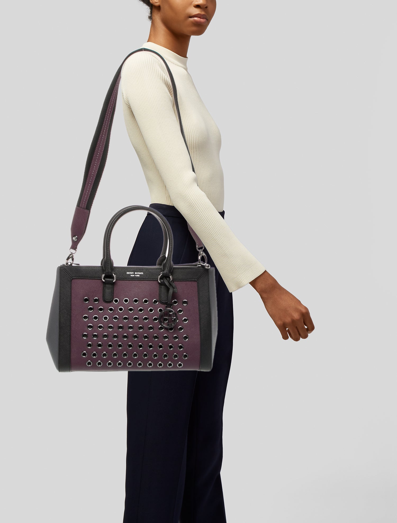 Henri Bendel Leather Shoulder Bag