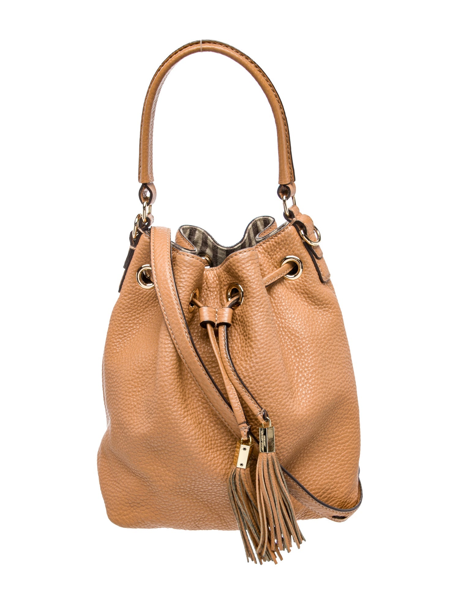 Henri Bendel Leather Bucket Bag