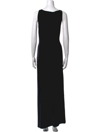Henri Bendel Scoop Neck Long Dress