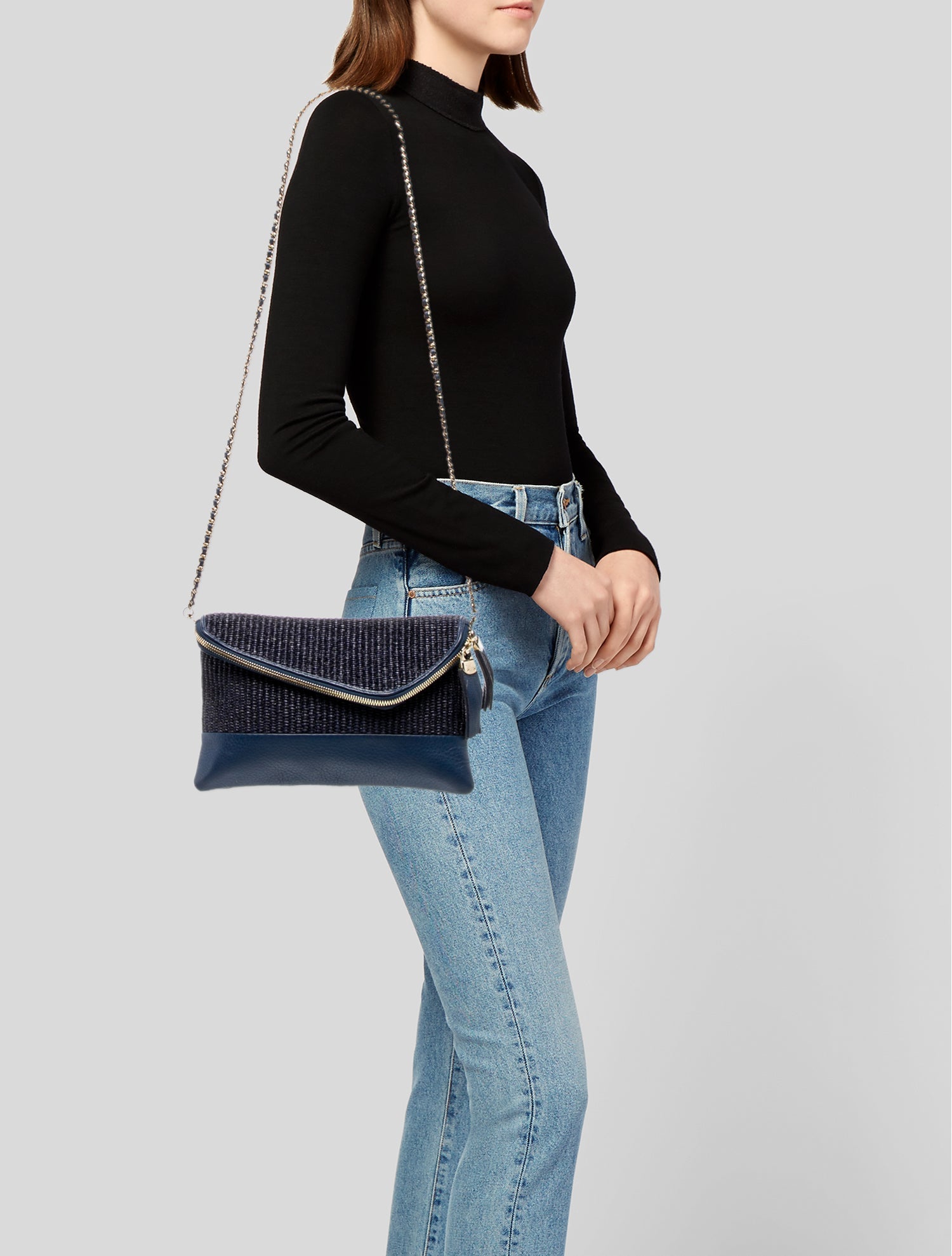 Henri Bendel Raffia Crossbody Bag