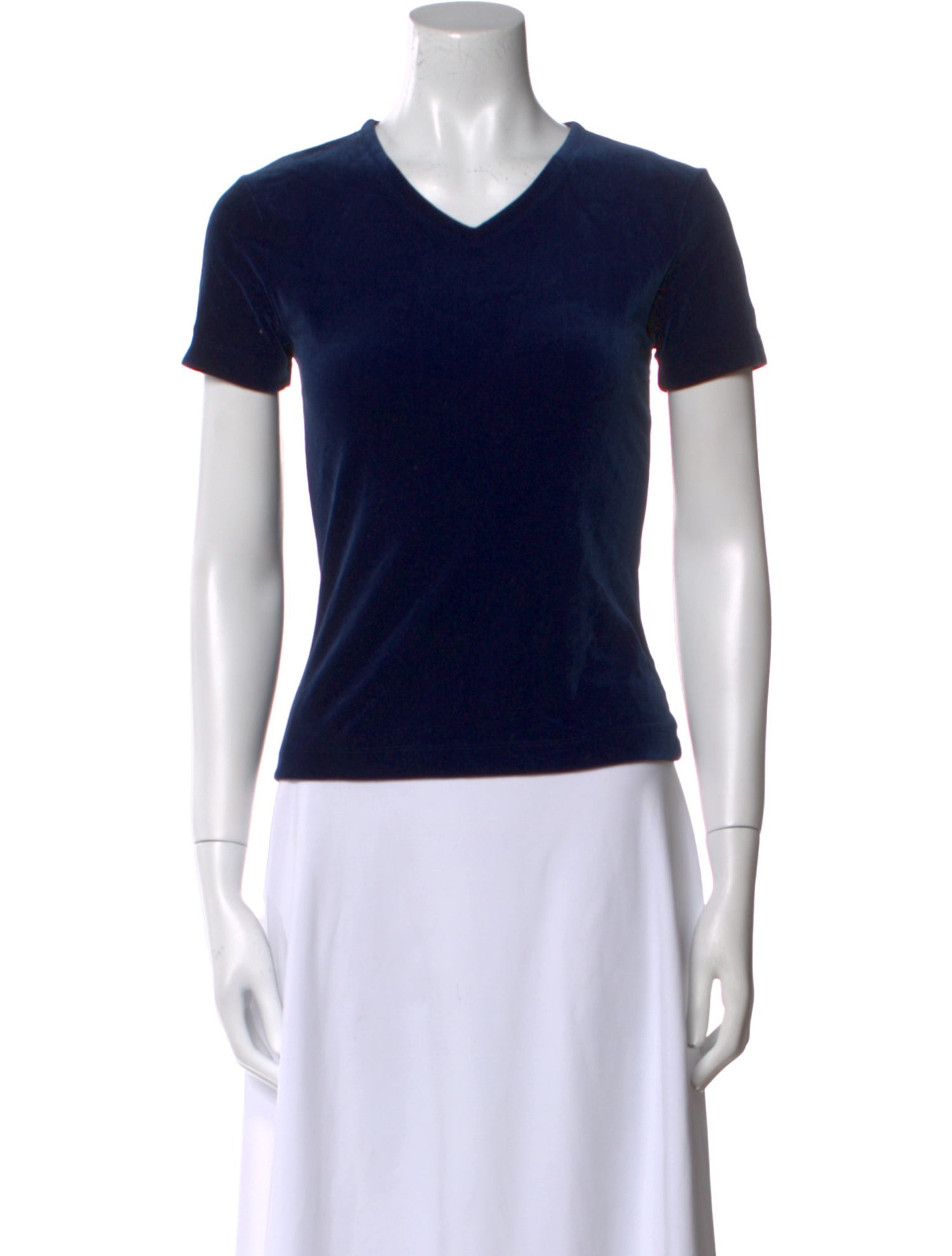 Henri Bendel V-Neck Short Sleeve T-Shirt w/ Tags