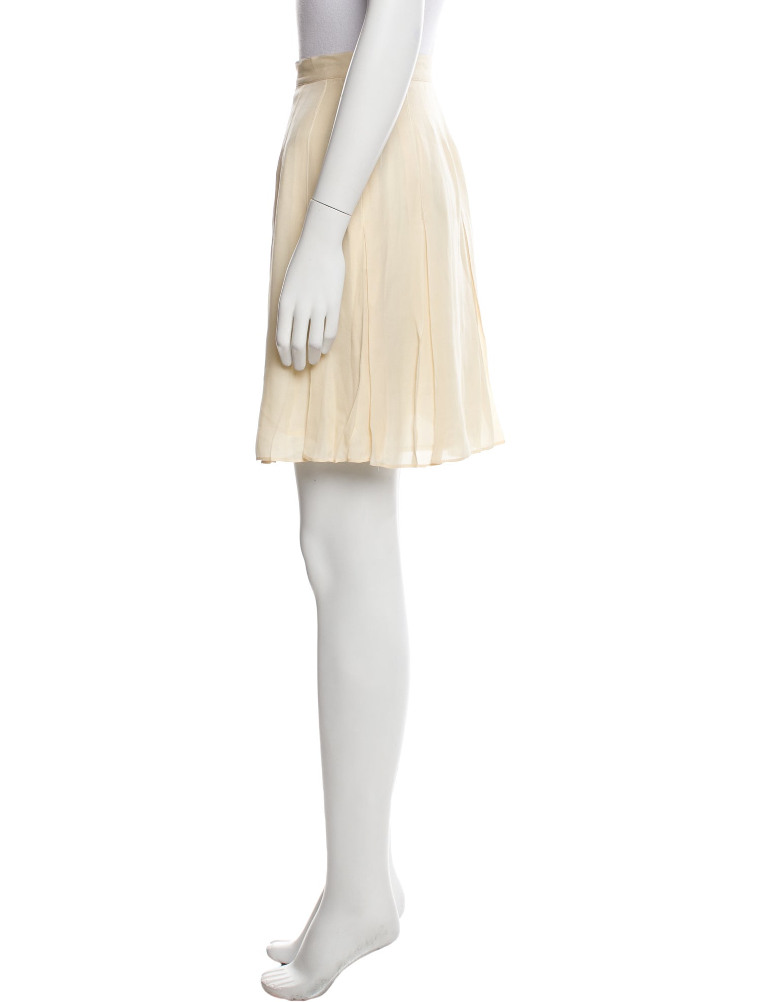 Henri Bendel Silk Mini Skirt