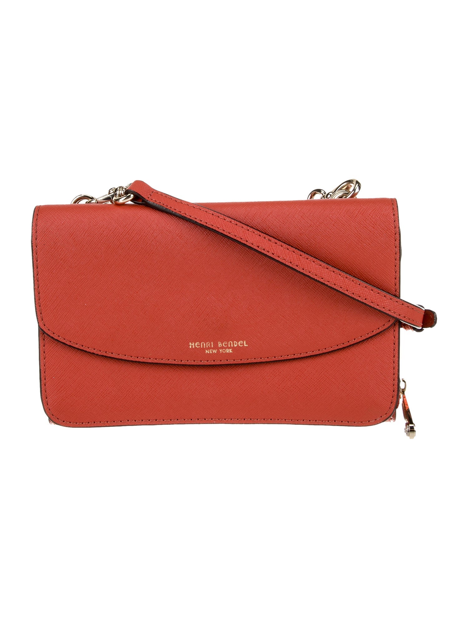 Henri Bendel Saffiano Leather Crossbody Bag