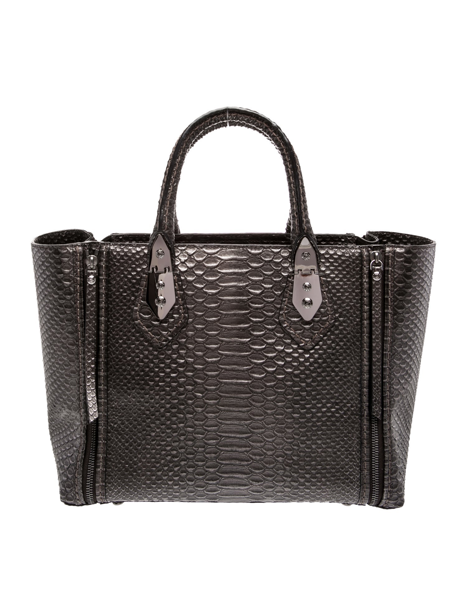 Henri Bendel Leather Top Handle Bag