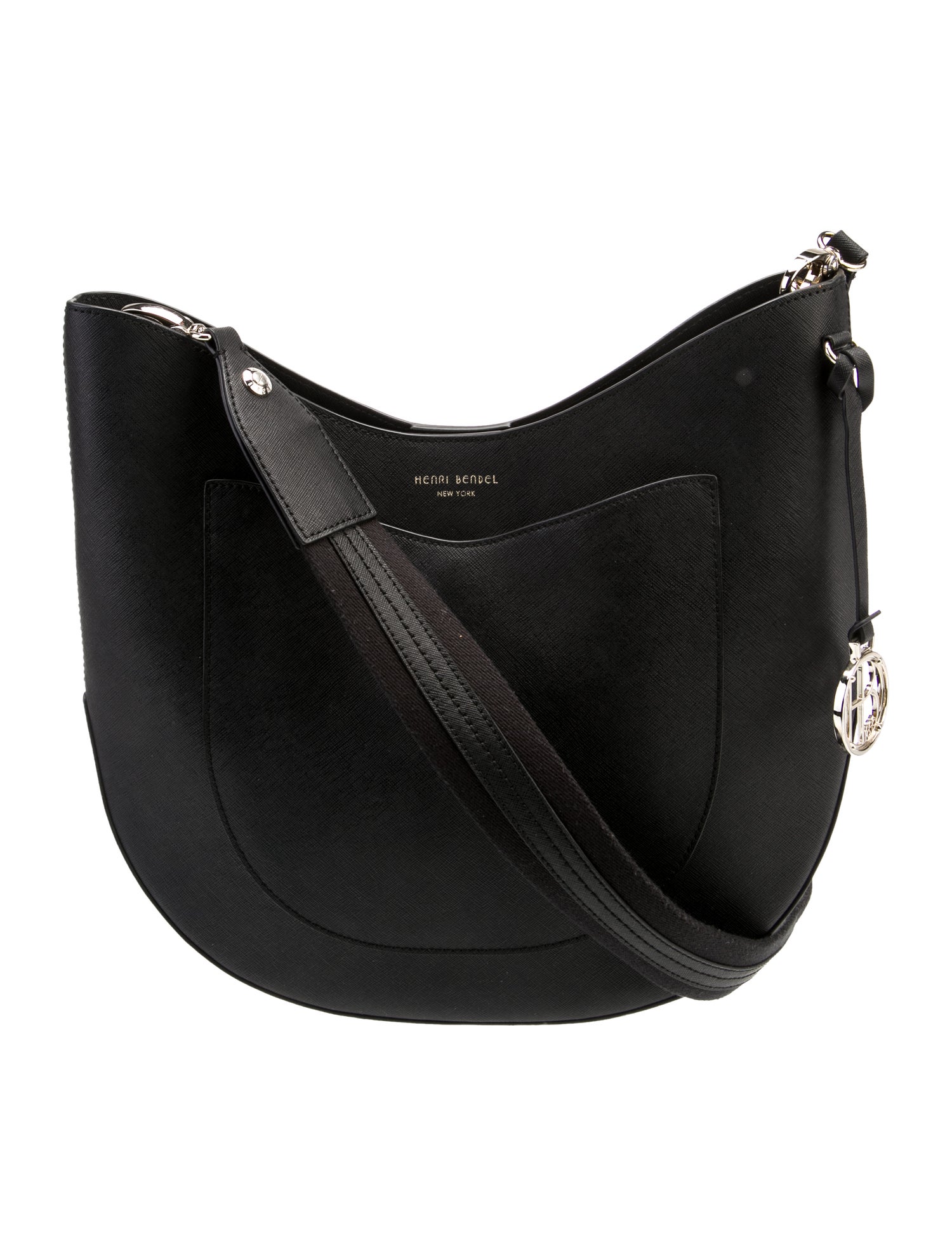 Henri Bendel Leather Messenger Bag