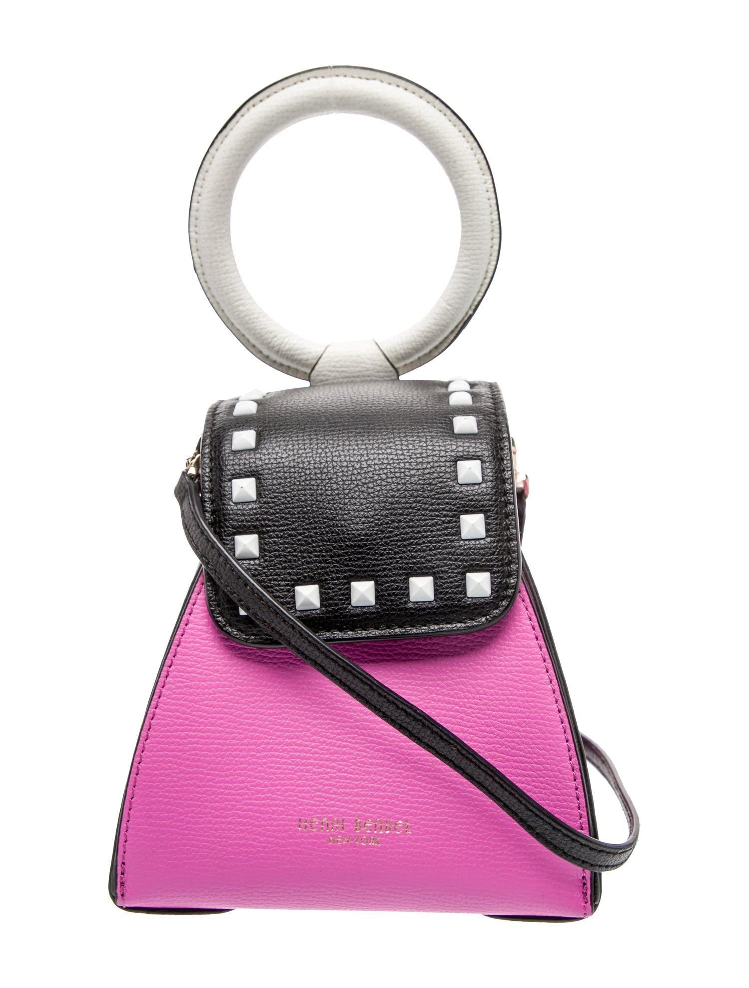 Henri Bendel Leather Top Handle Bag