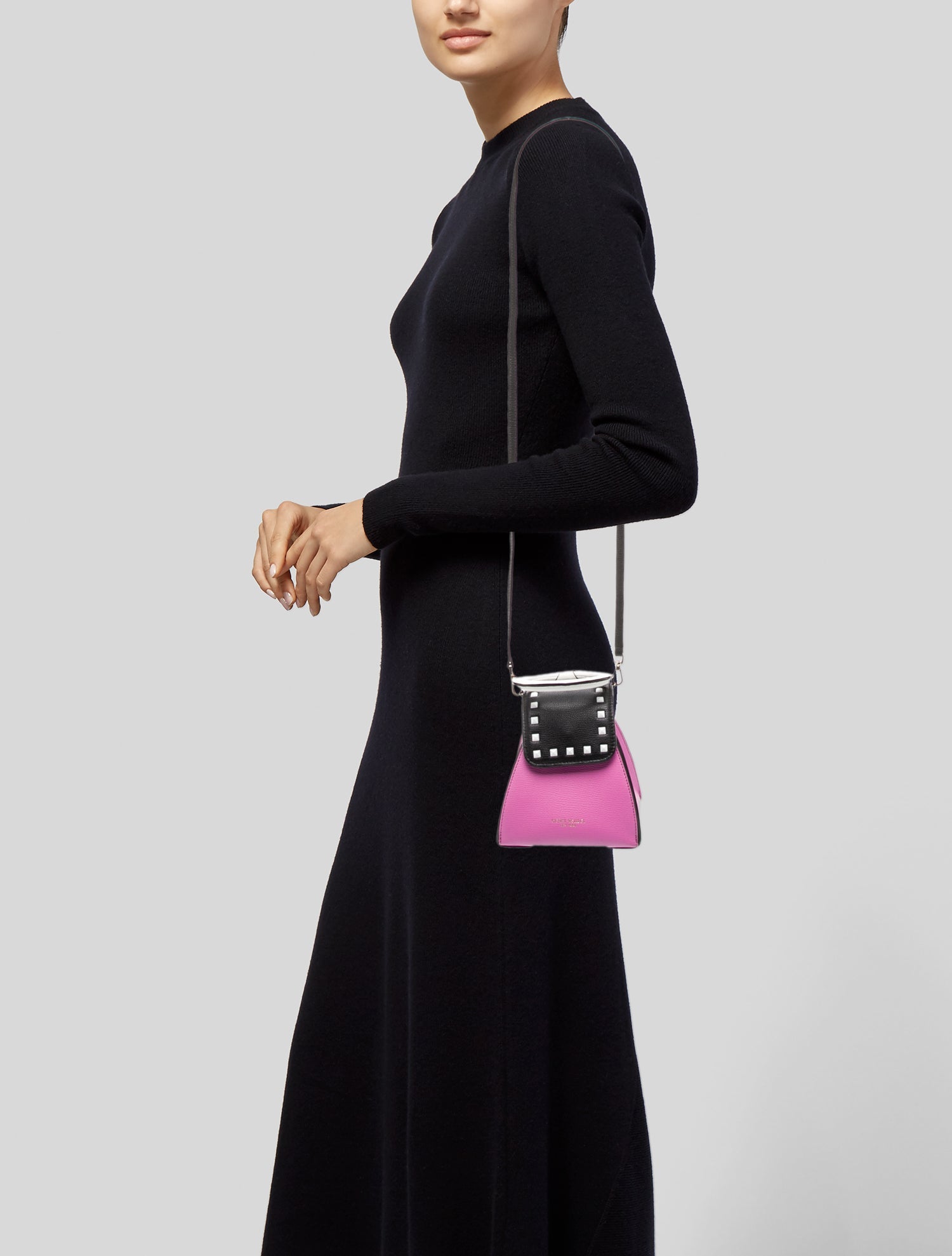 Henri Bendel Leather Top Handle Bag