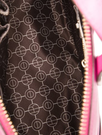 Henri Bendel Saffiano Leather Top Handle Bag