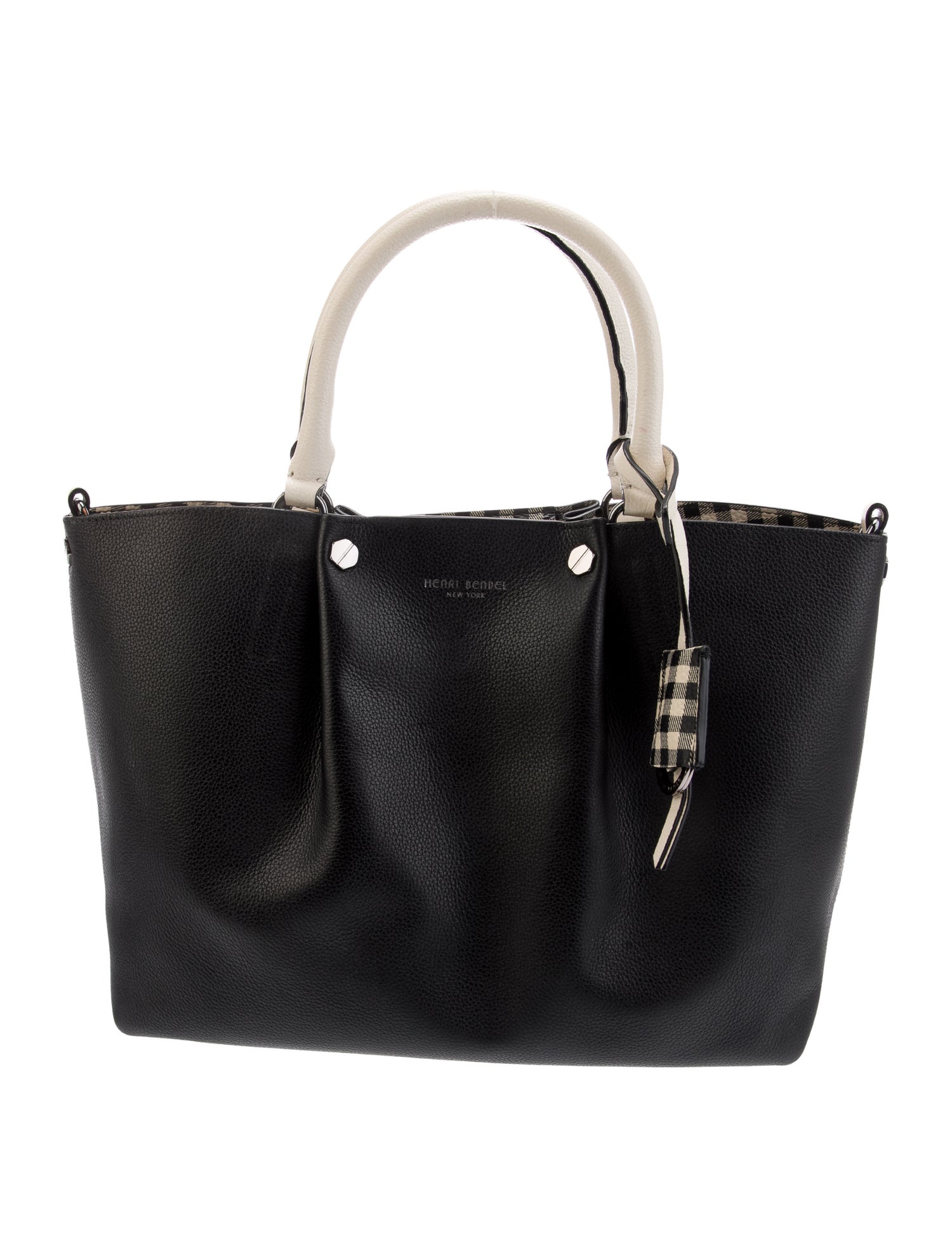 Henri Bendel Leather Top Handle Bag
