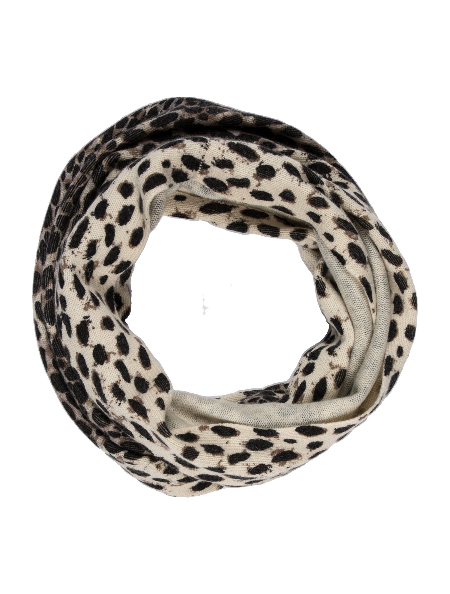 Henri Bendel Cashmere Animal Print Scarf