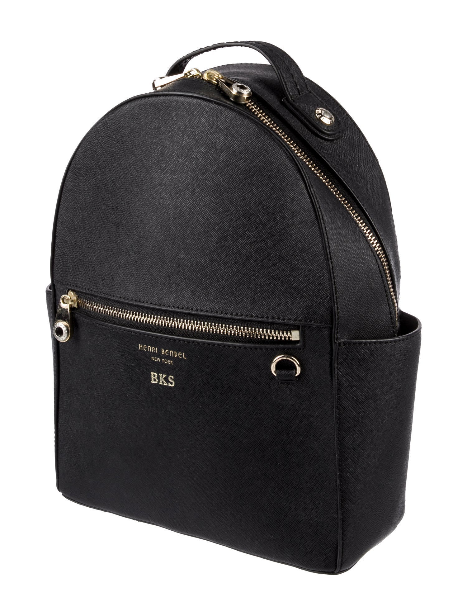 Henri Bendel Saffiano Leather Backpack