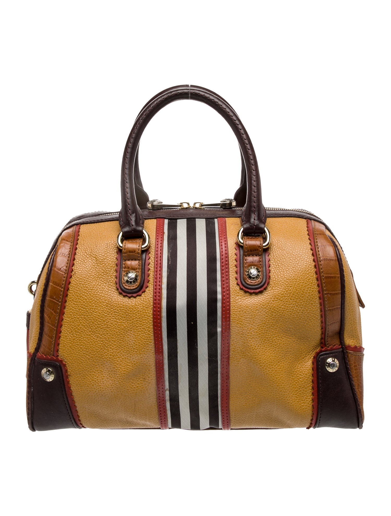 Henri Bendel Leather Top Handle Bag