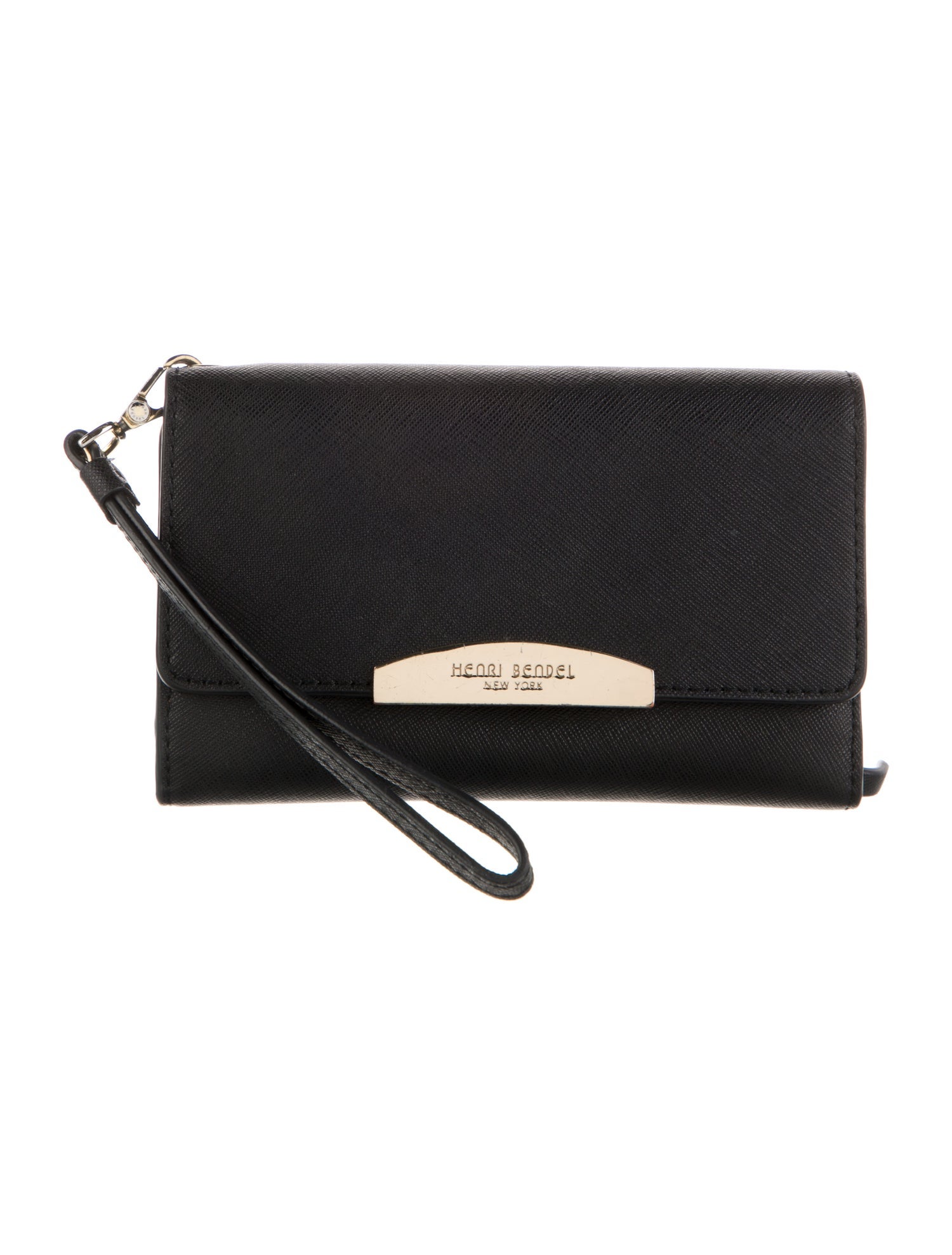 Henri Bendel Saffiano Leather Wristlet