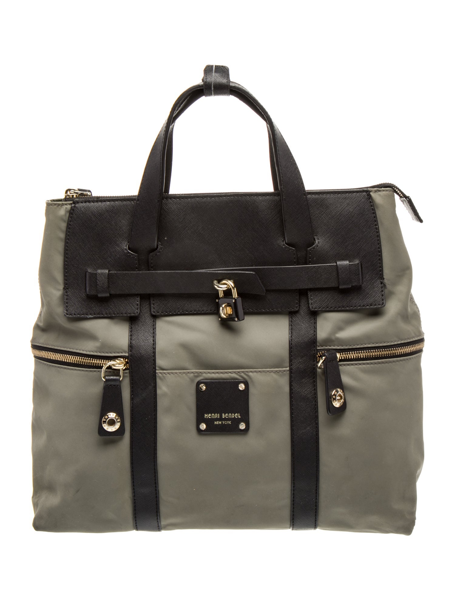 Henri Bendel Nylon Top Handle Bag