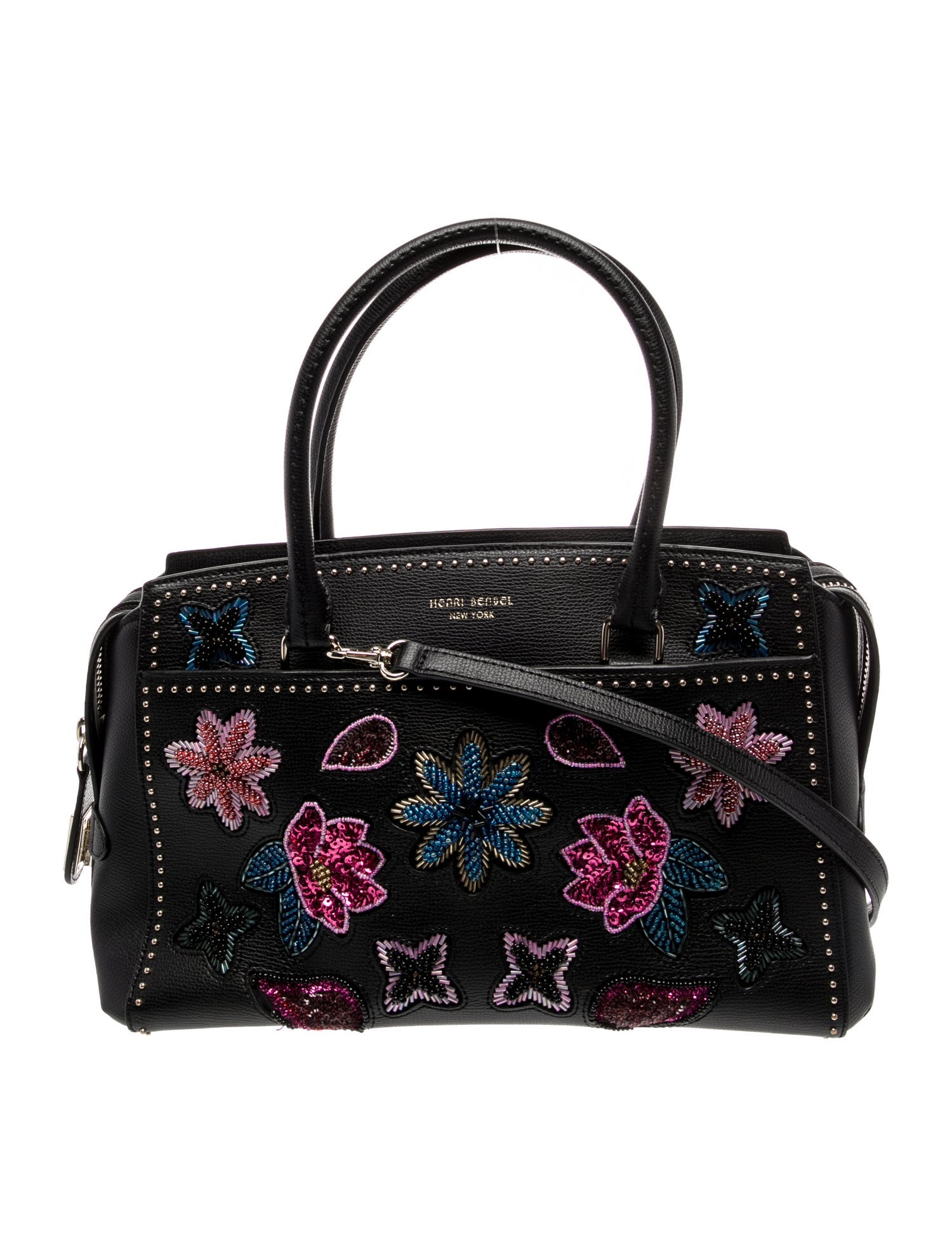 Henri Bendel Leather Top Handle Bag