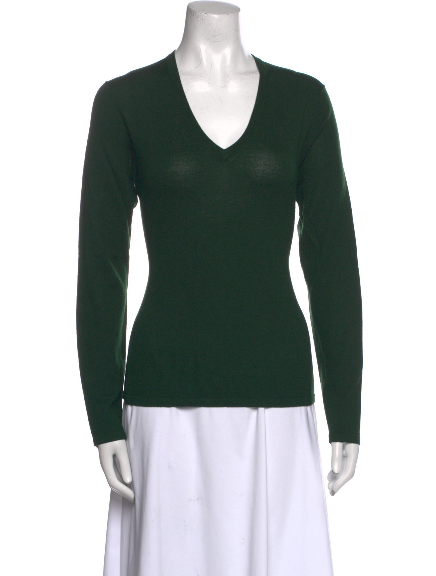 Henri Bendel Merino Wool V-Neck Sweater w/ Tags