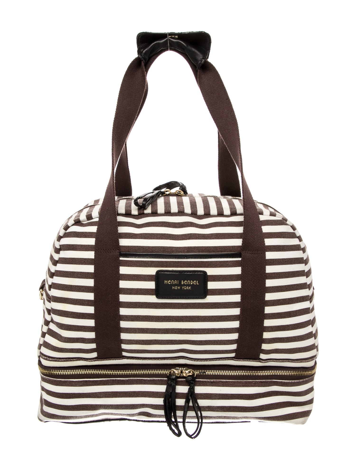 Henri Bendel Canvas Weekender Bag
