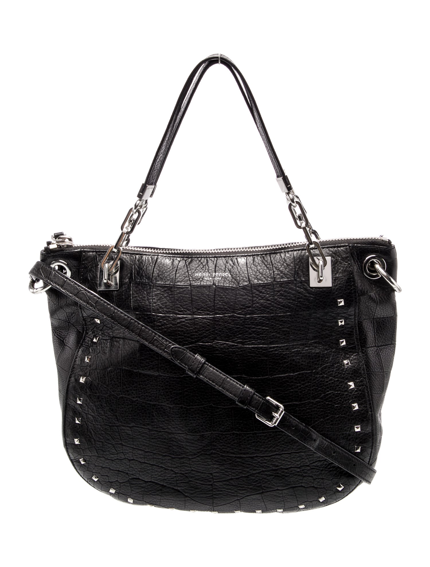 Henri Bendel Leather Top Handle Bag