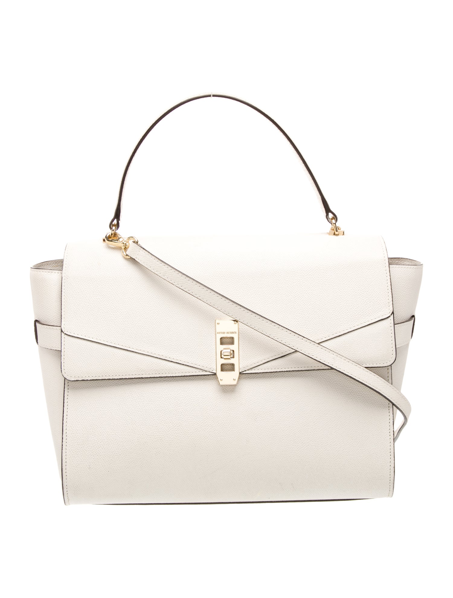Henri Bendel Leather Top Handle Bag