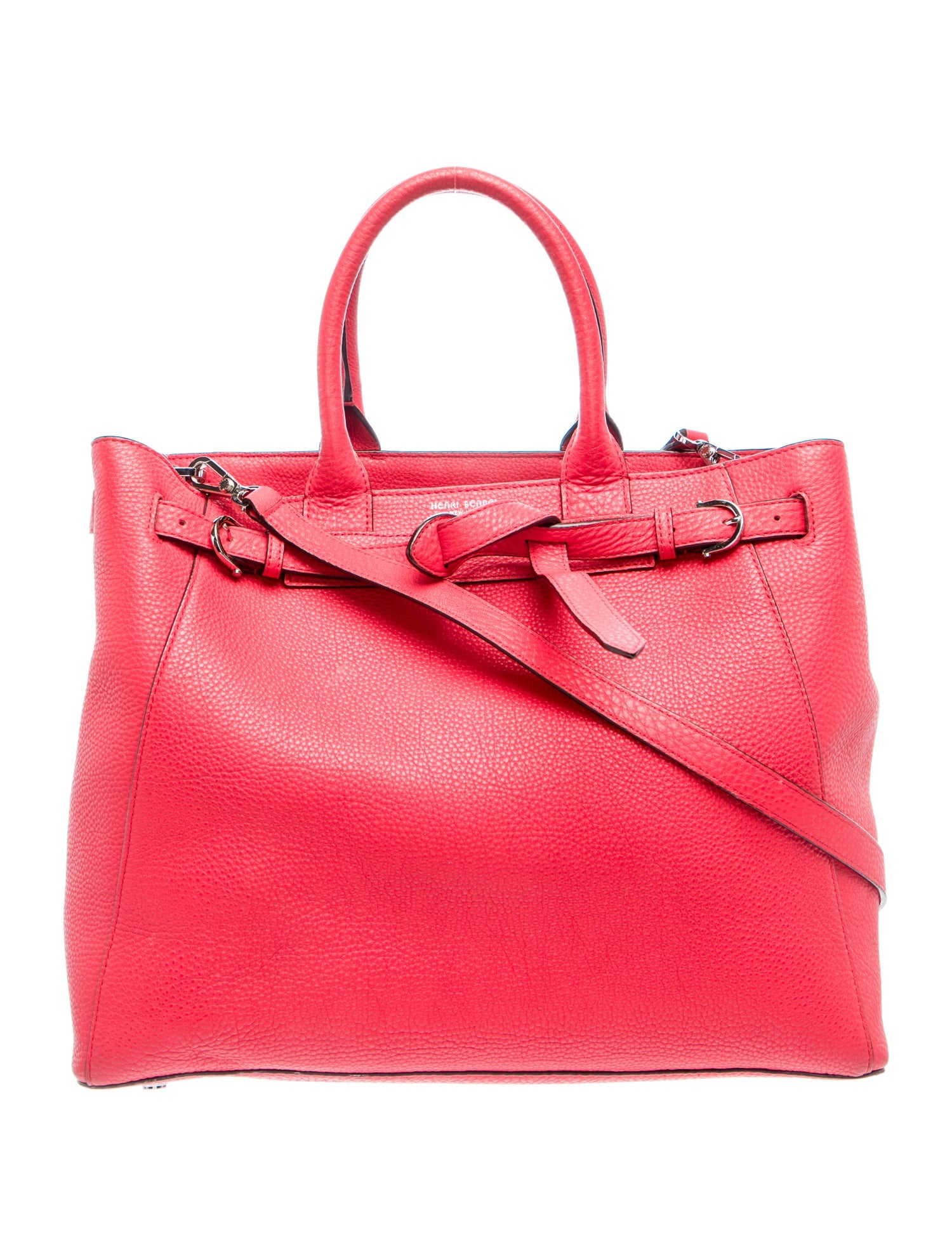 Henri Bendel Leather Top Handle Bag