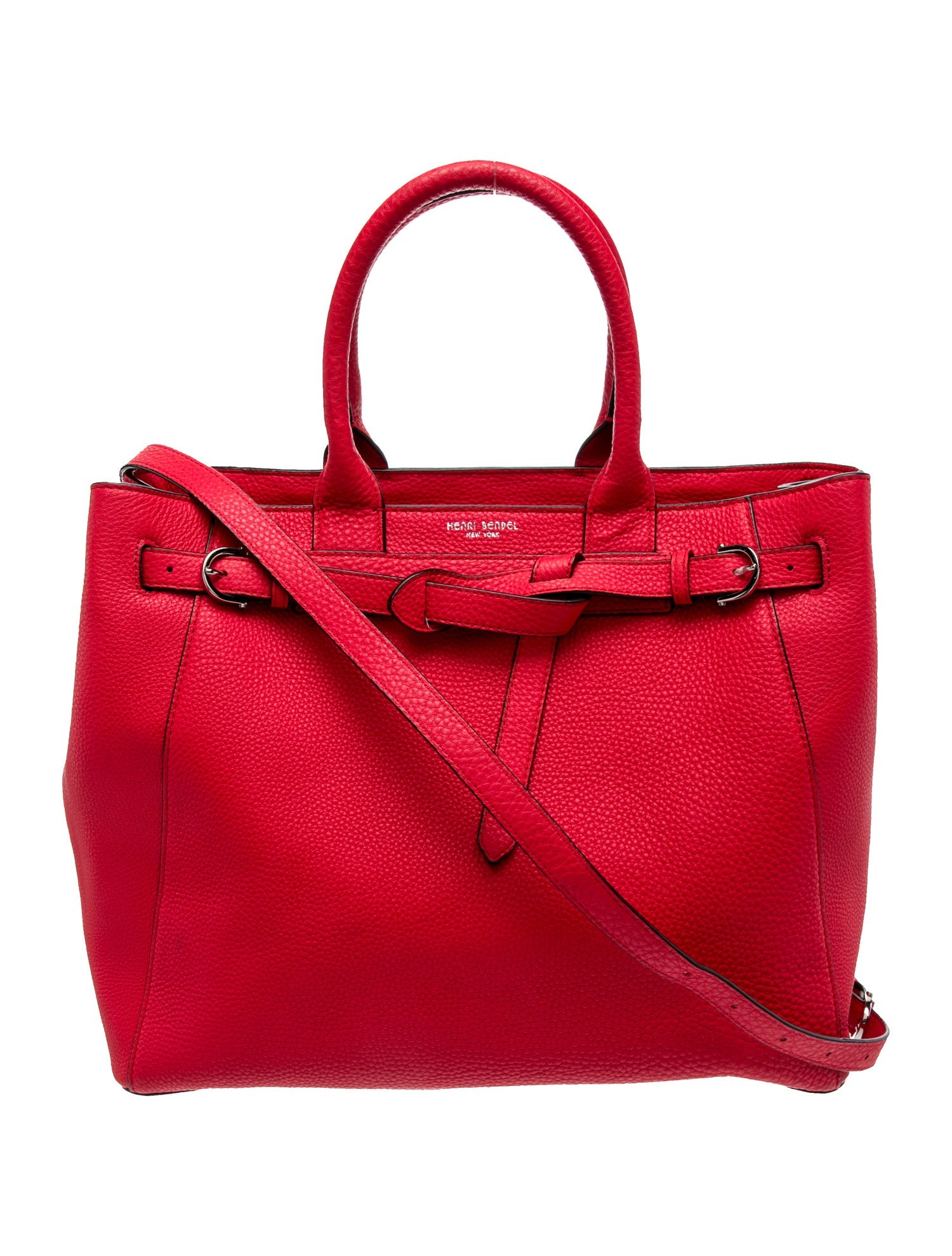 Henri Bendel Leather Top Handle Bag