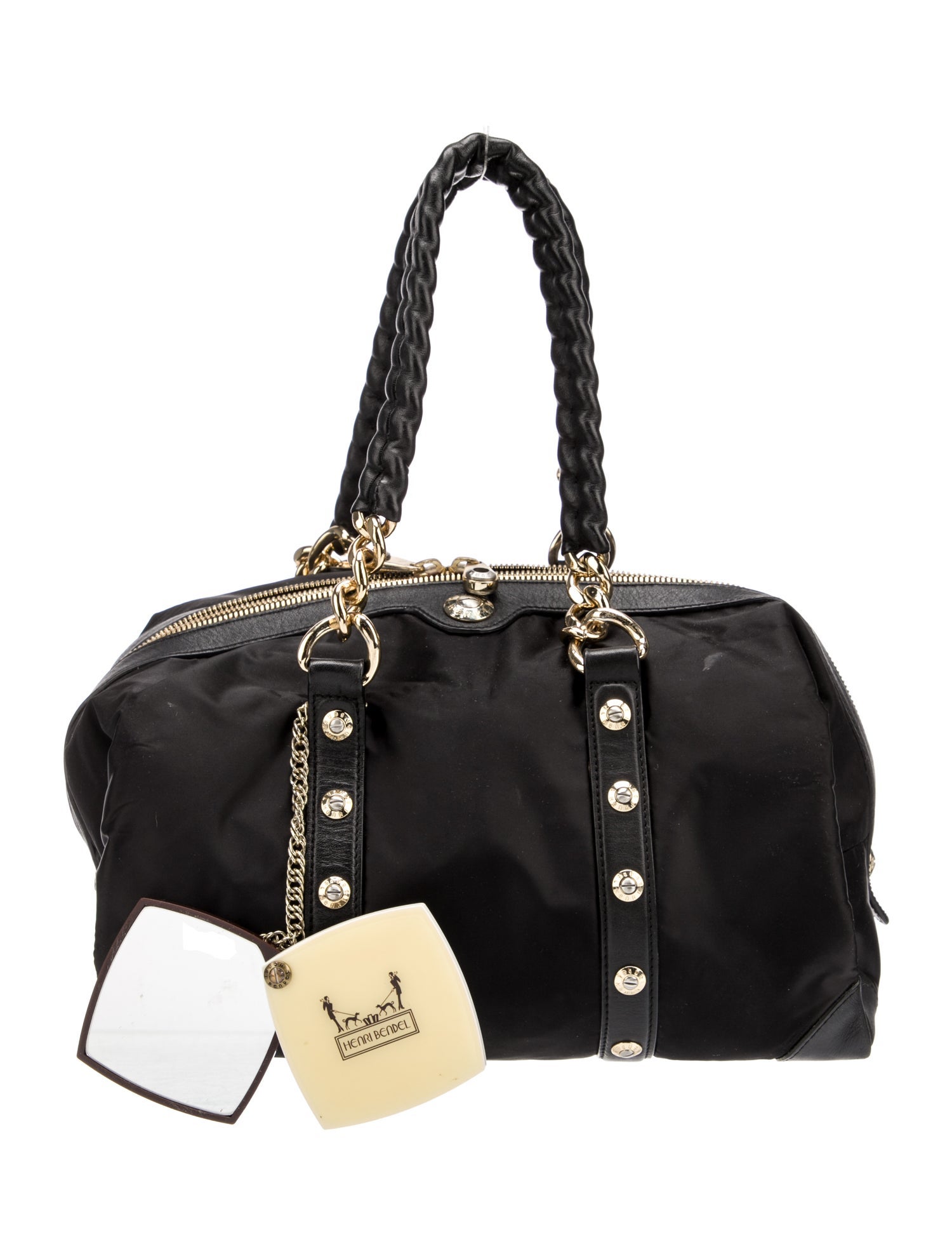 Henri Bendel Nylon Top Handle Bag