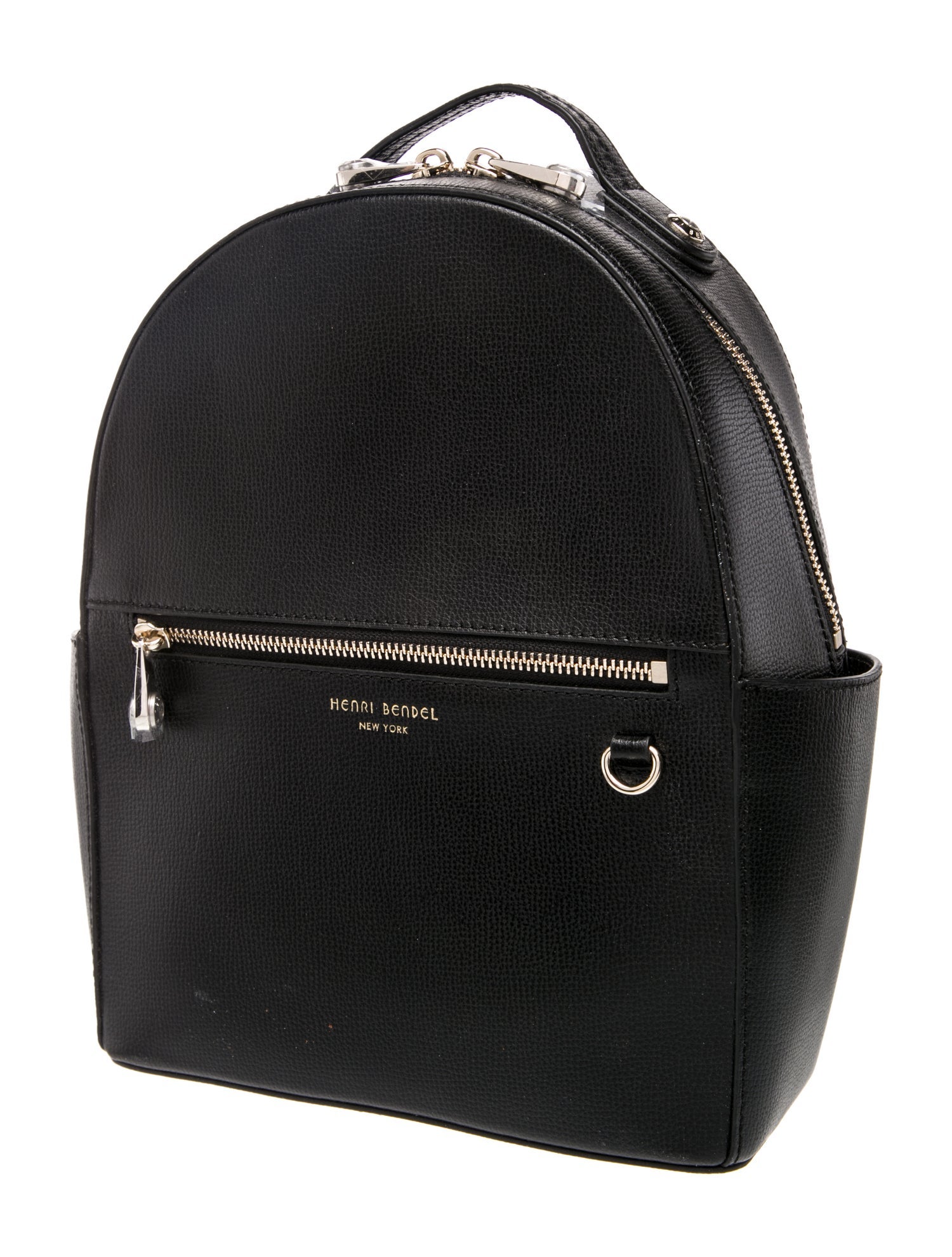 Henri Bendel Saffiano Leather Backpack - Black Backpacks  display picture 1
