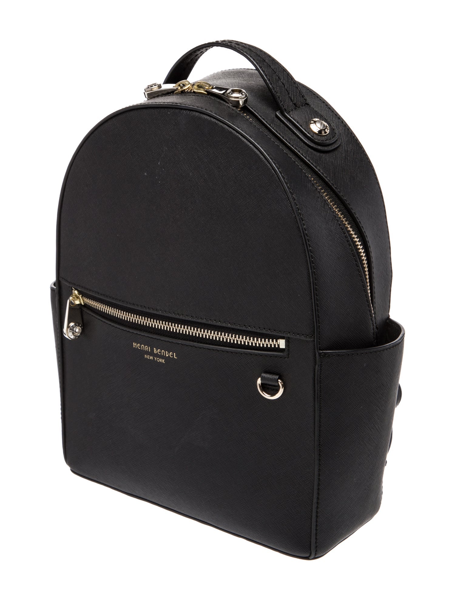 Henri Bendel Saffiano Leather Backpack