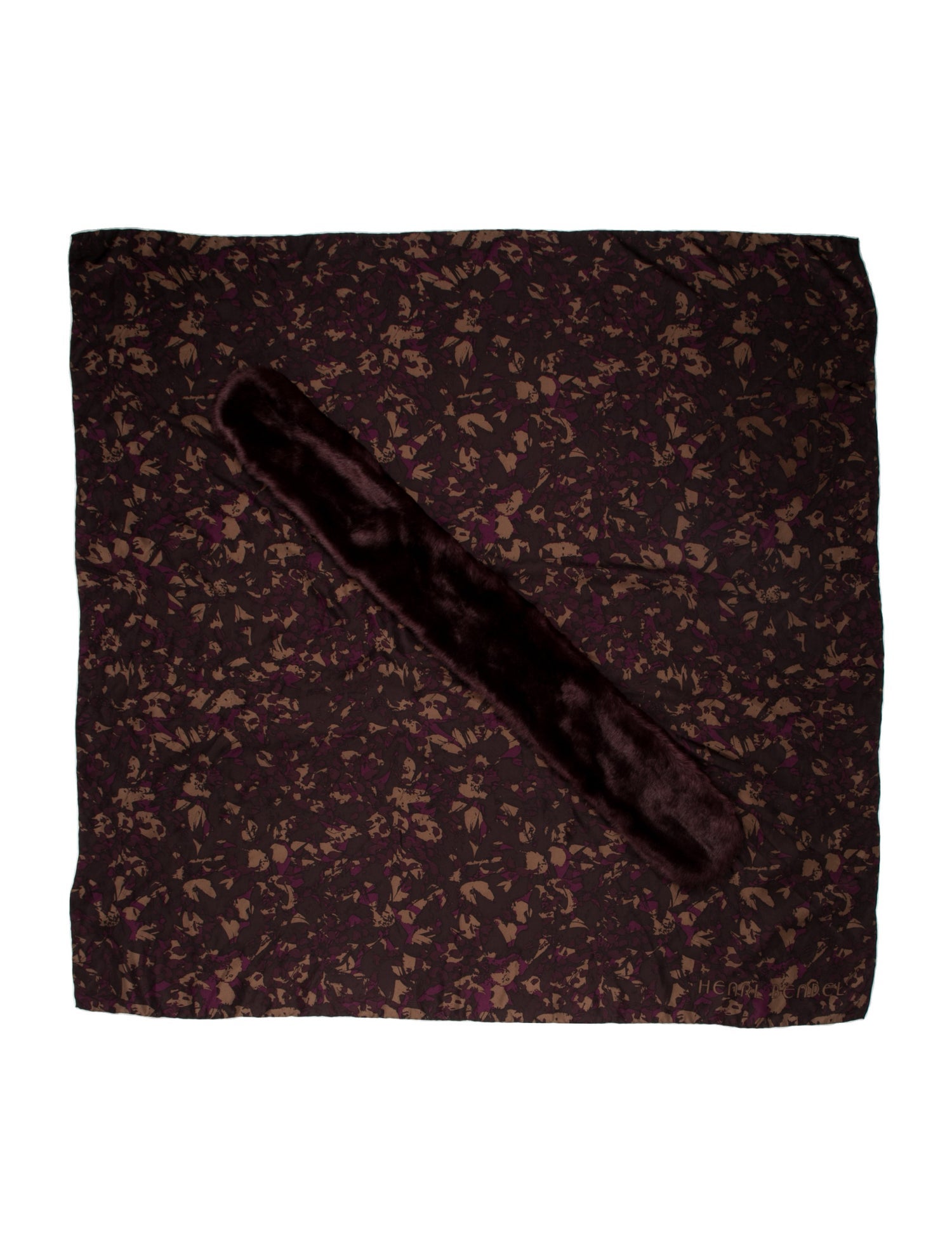 Henri Bendel Silk Paisley Print Scarf