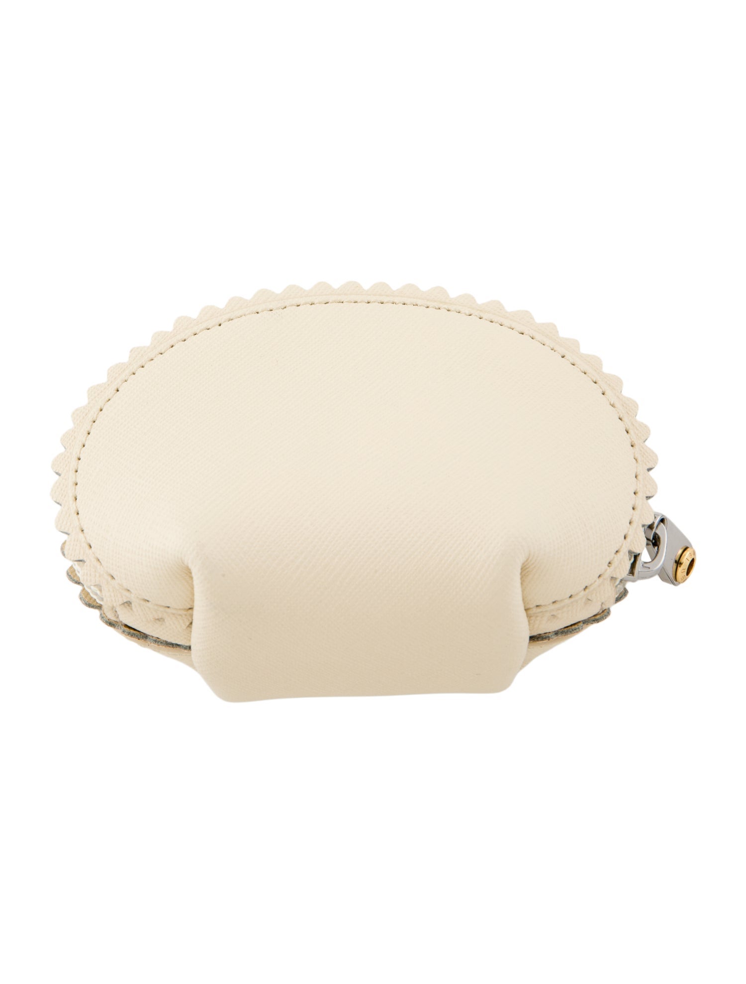 Henri Bendel Cream Shell Cosmetic Bag