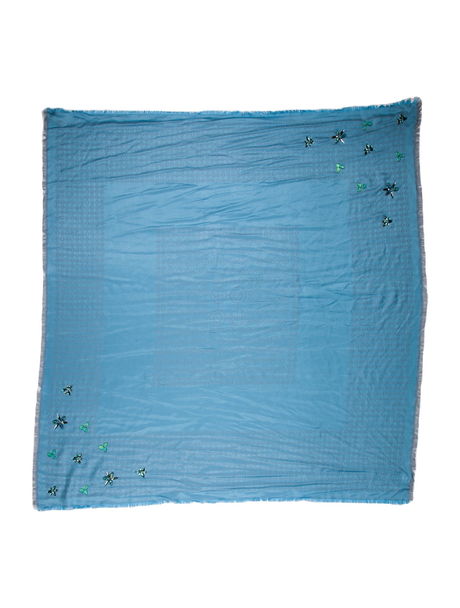 Henri Bendel Wool Printed Shawl