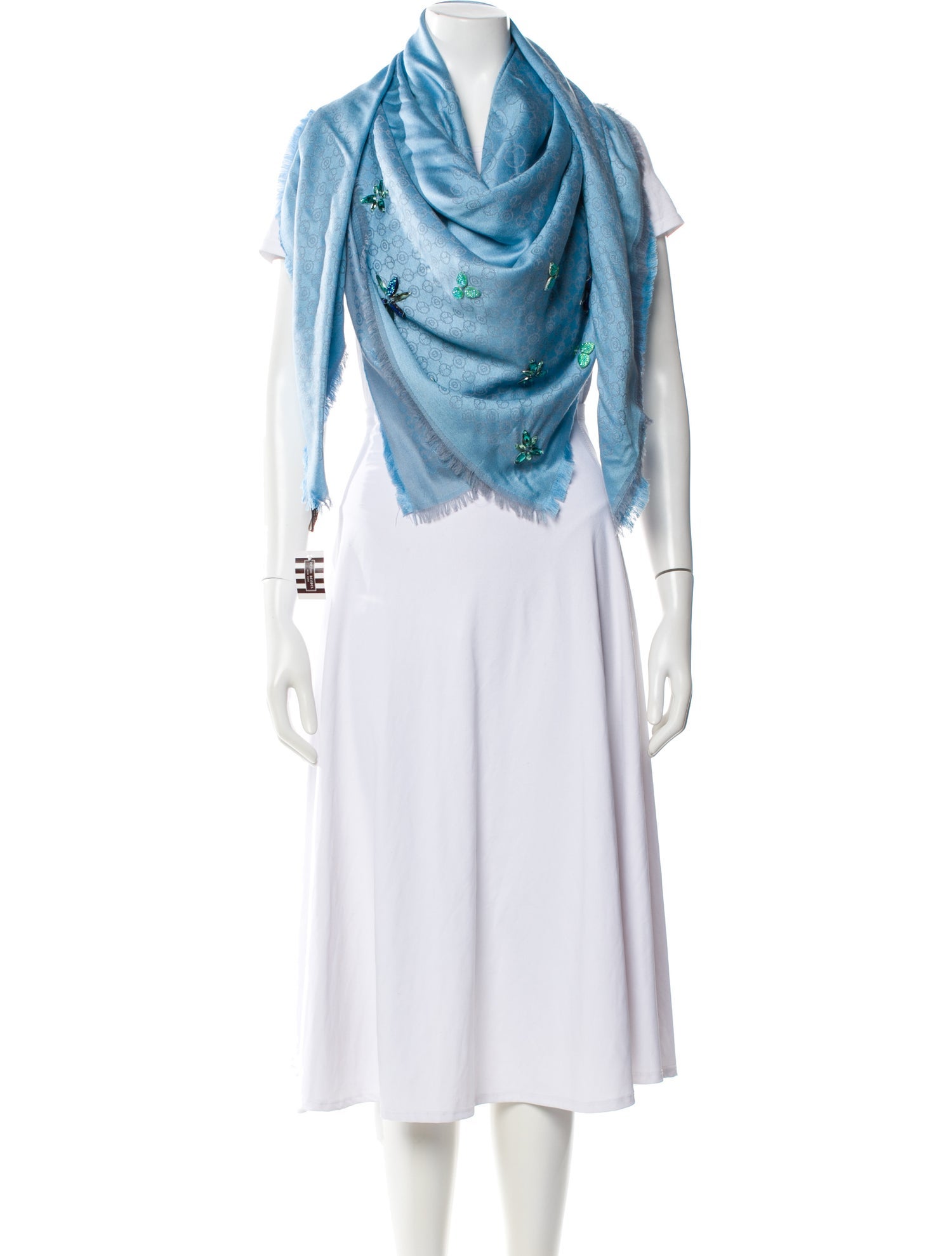 Henri Bendel Wool Printed Shawl