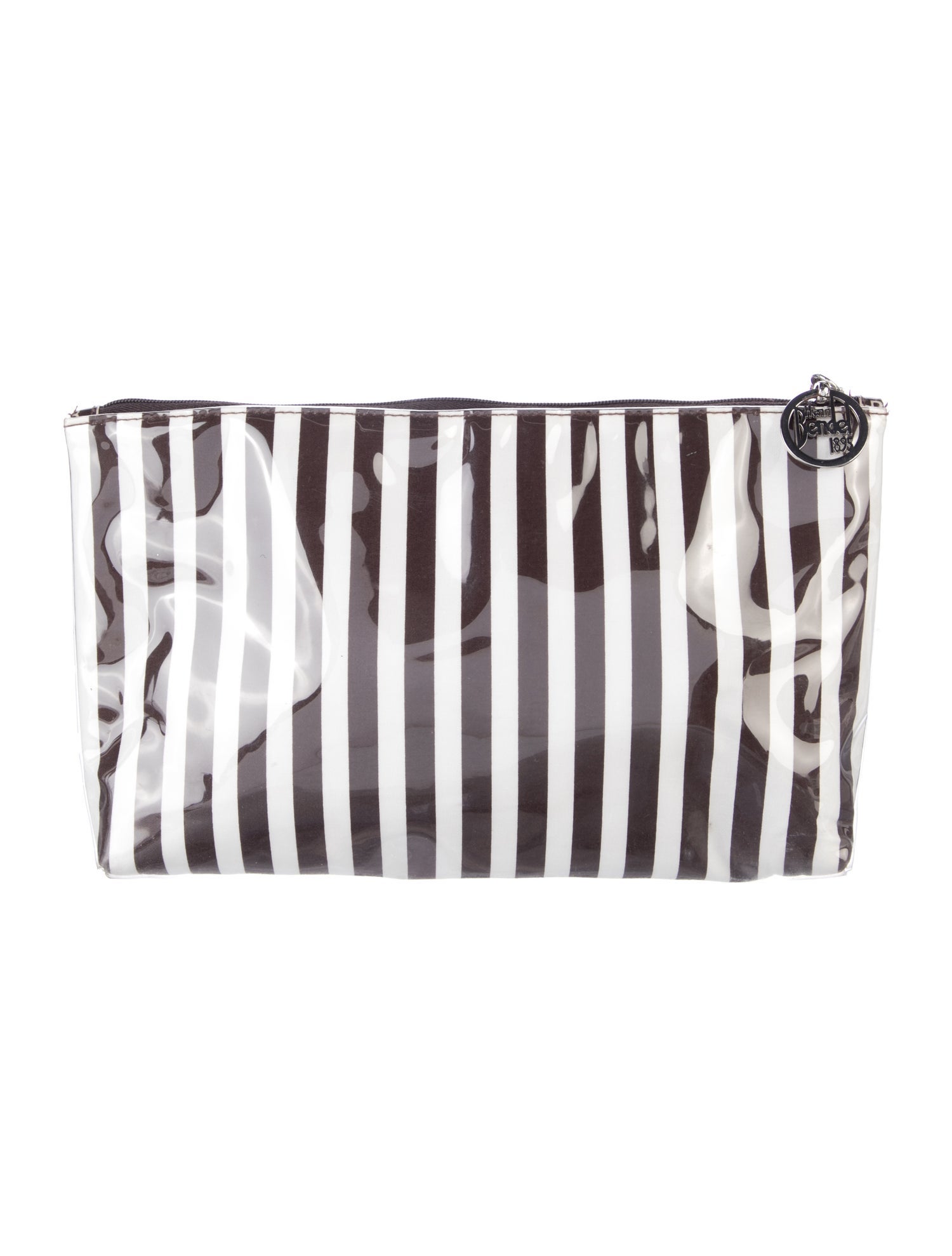 Henri Bendel Striped PVC Cosmetic Bag