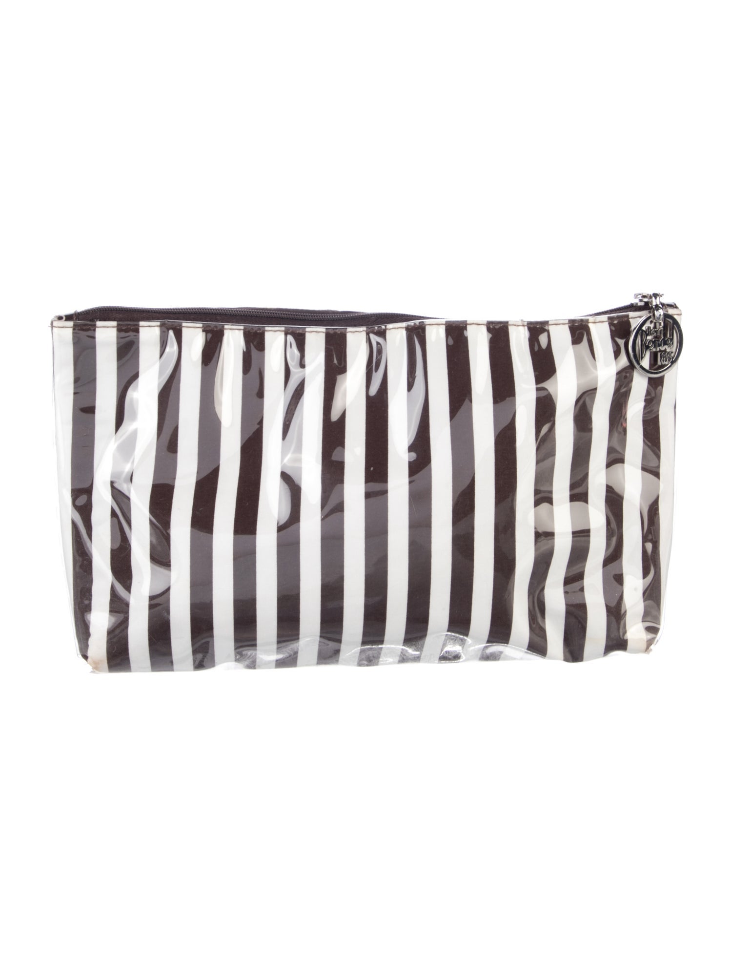 Henri Bendel Striped PVC Cosmetic Bag