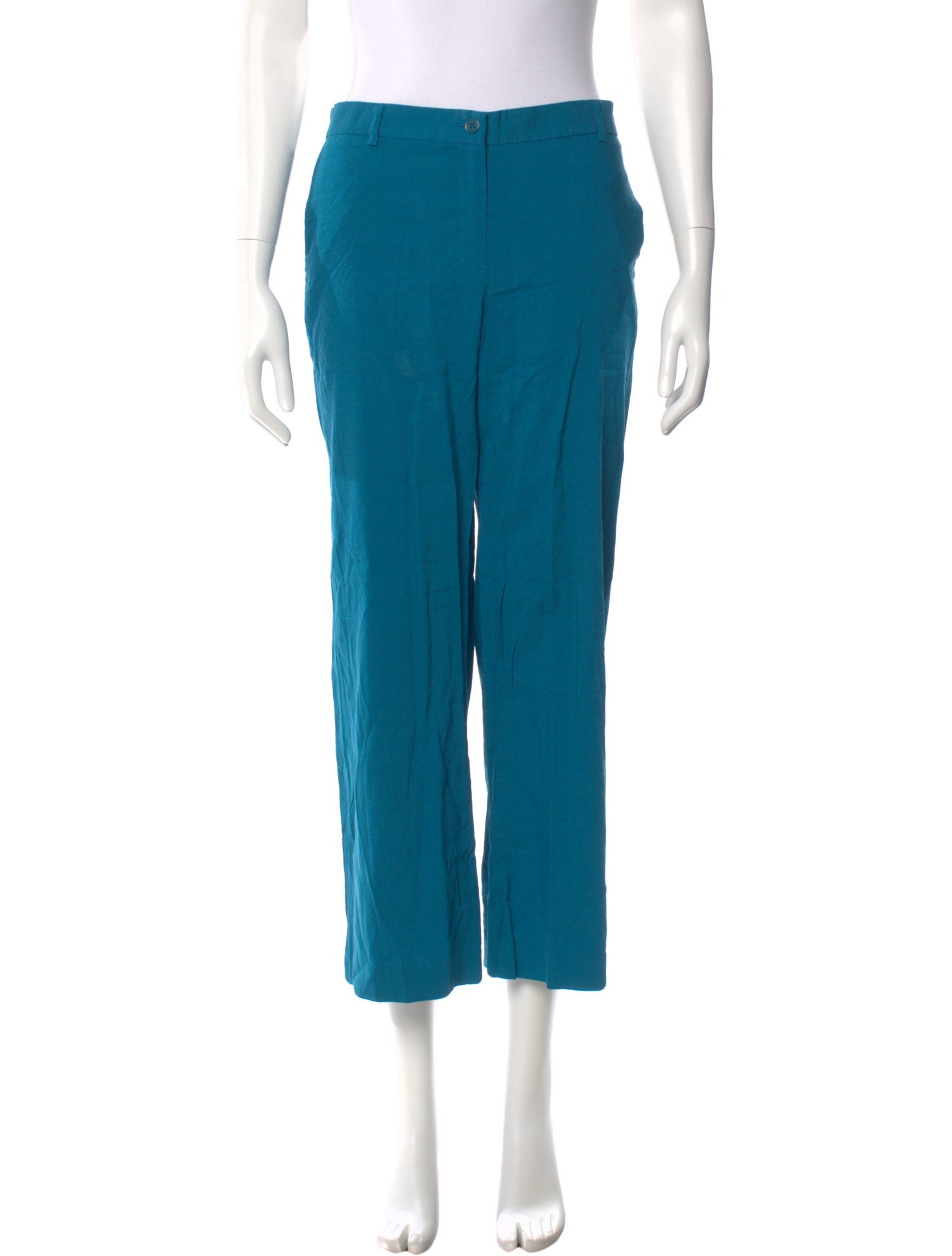 Henri Bendel Linen Straight Leg Pants