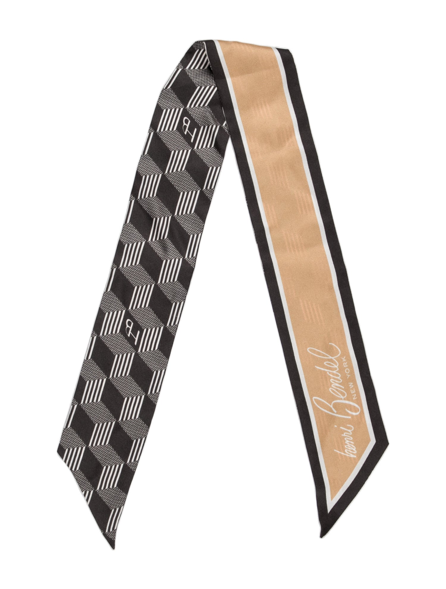 Henri Bendel Silk Printed Scarf