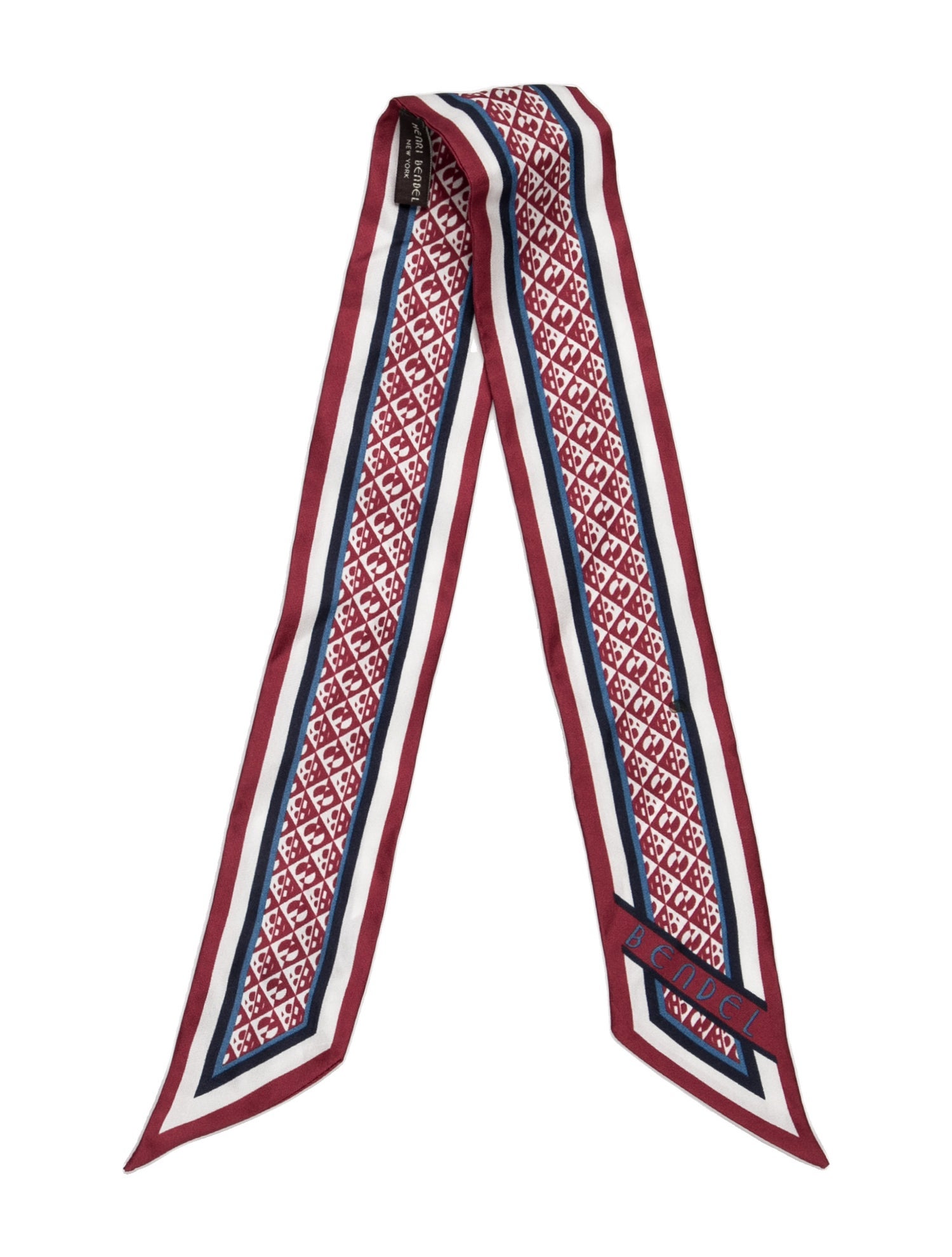 Henri Bendel Silk Printed Bandeau